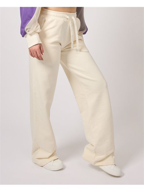 Pantaloni in felpa Silvian Heach con elastico e coulisse SILVIAN HEACH | GPP25116PAMILK